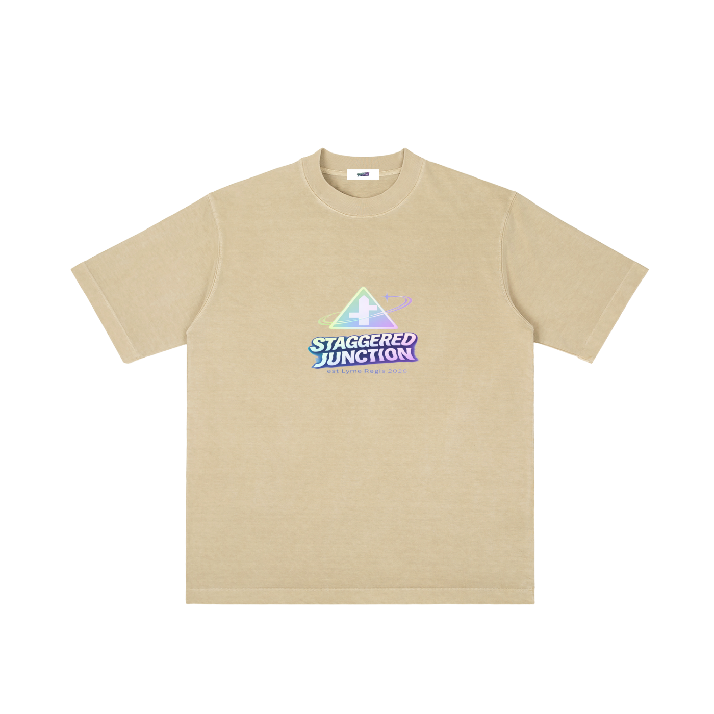SHOTTIN Vintage Wash Drop Shoulder T-shirt