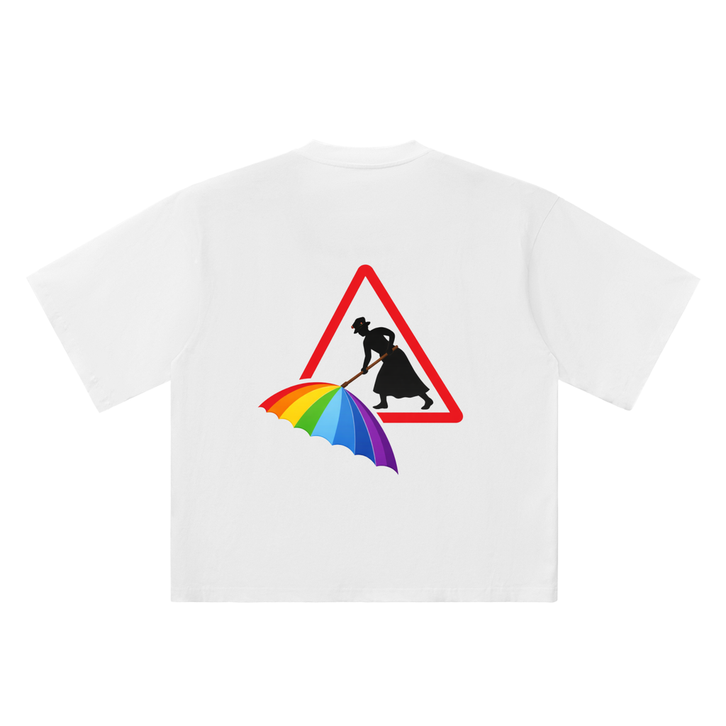 POPPINS Oversized Drop Shoulder T-Shirt