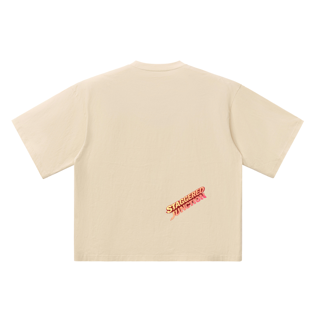 TRIPPY TOAD Oversized Drop Shoulder T-Shirt