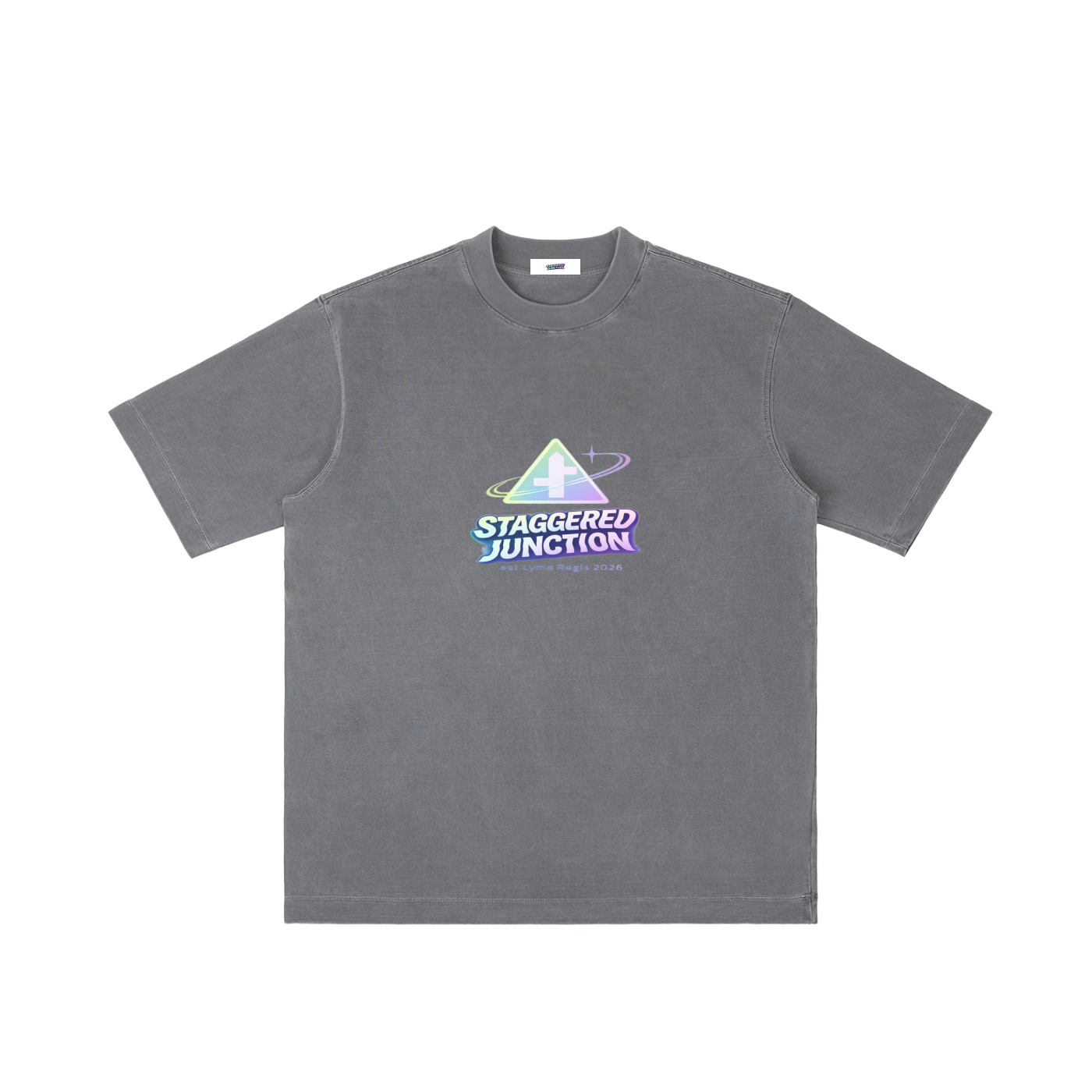 SHOTTIN Vintage Wash Drop Shoulder T-shirt