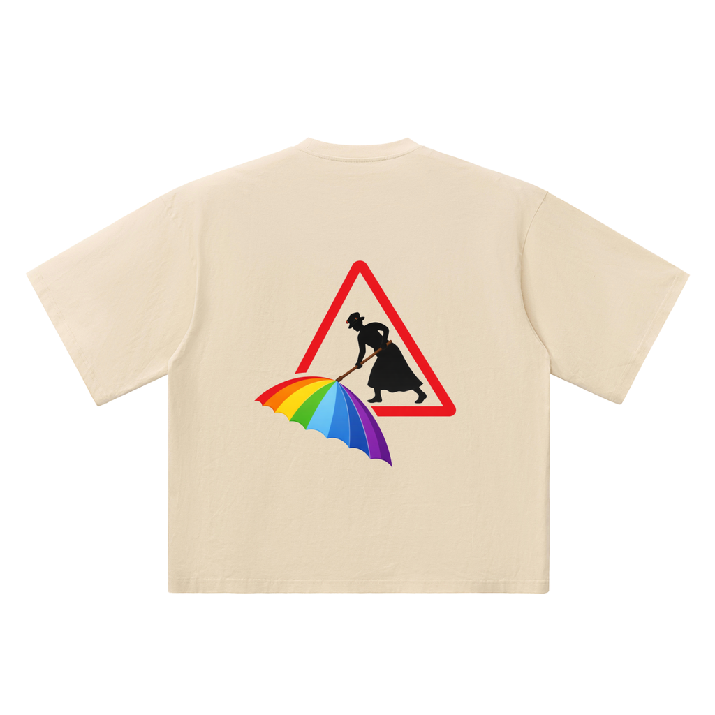 POPPINS Oversized Drop Shoulder T-Shirt