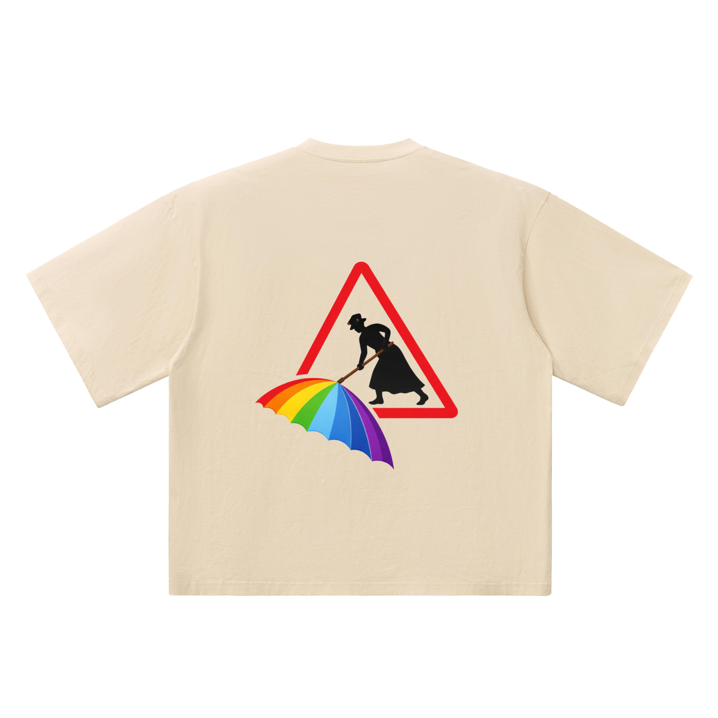 POPPINS Oversized Drop Shoulder T-Shirt