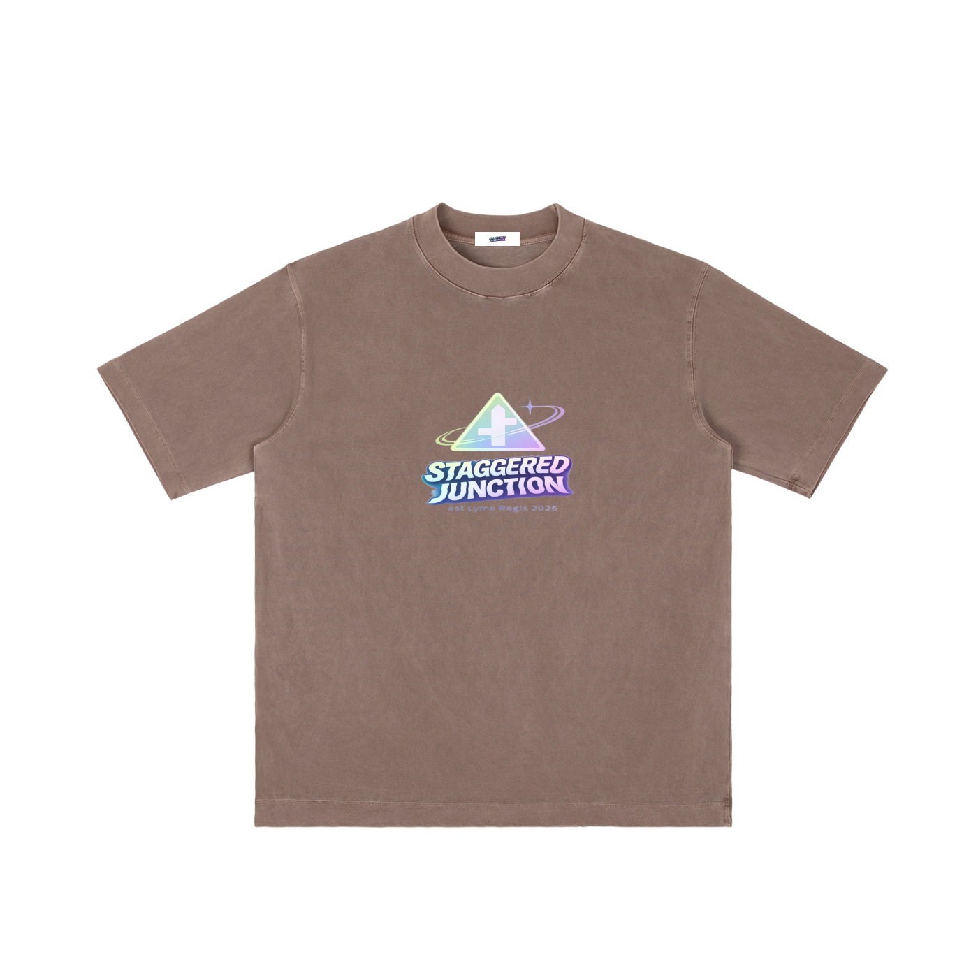 SHOTTIN Vintage Wash Drop Shoulder T-shirt