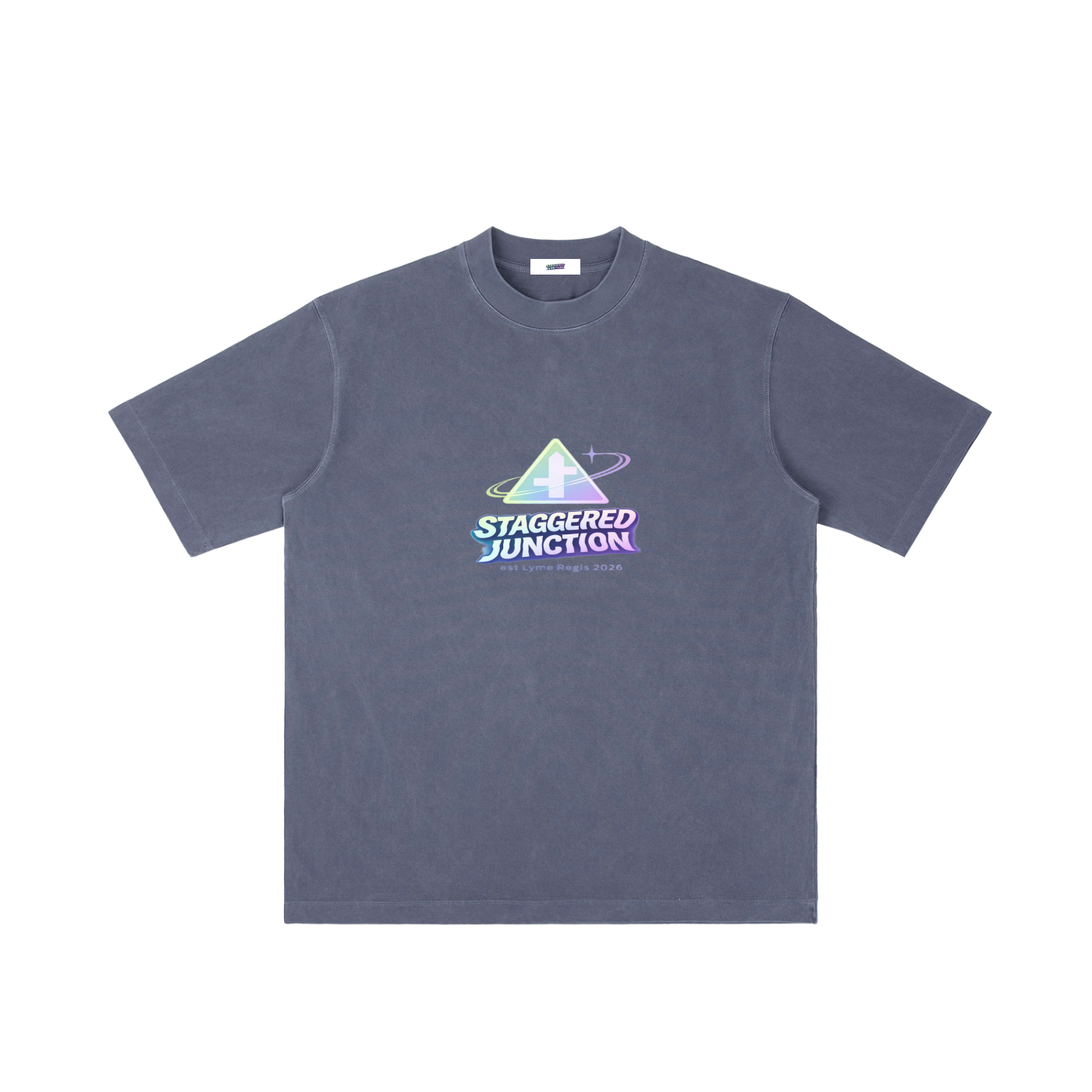 SHOTTIN Vintage Wash Drop Shoulder T-shirt