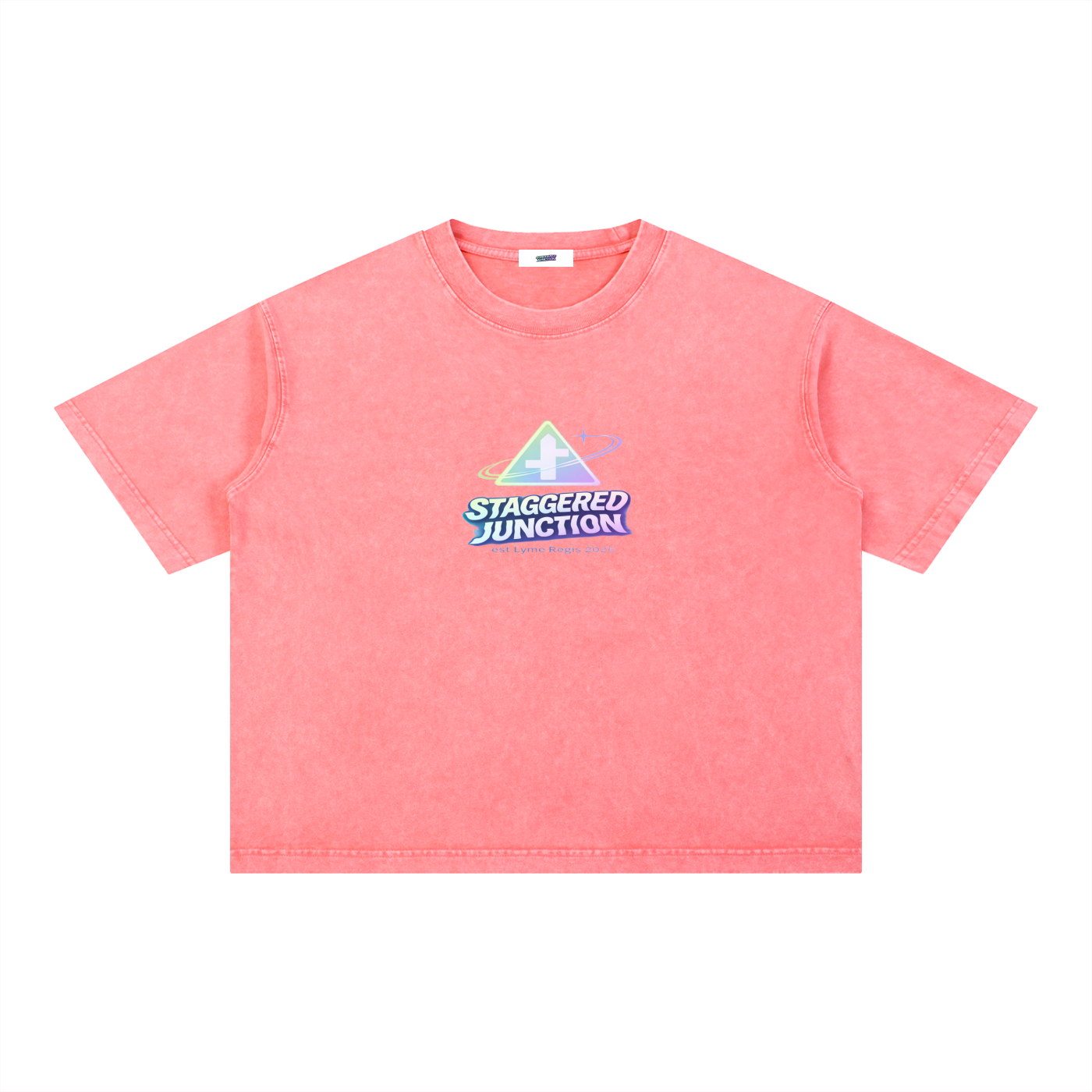 STARMER POTHOLE Mineral Wash Boxy Cotton T-Shirt