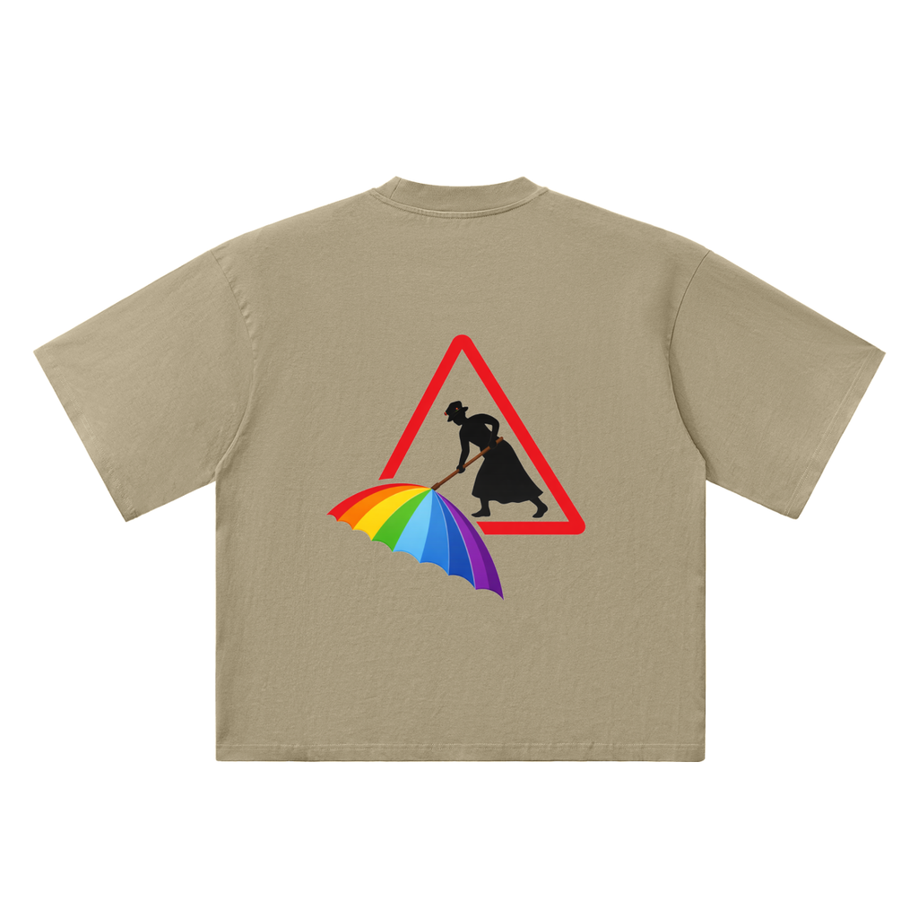 POPPINS Oversized Drop Shoulder T-Shirt