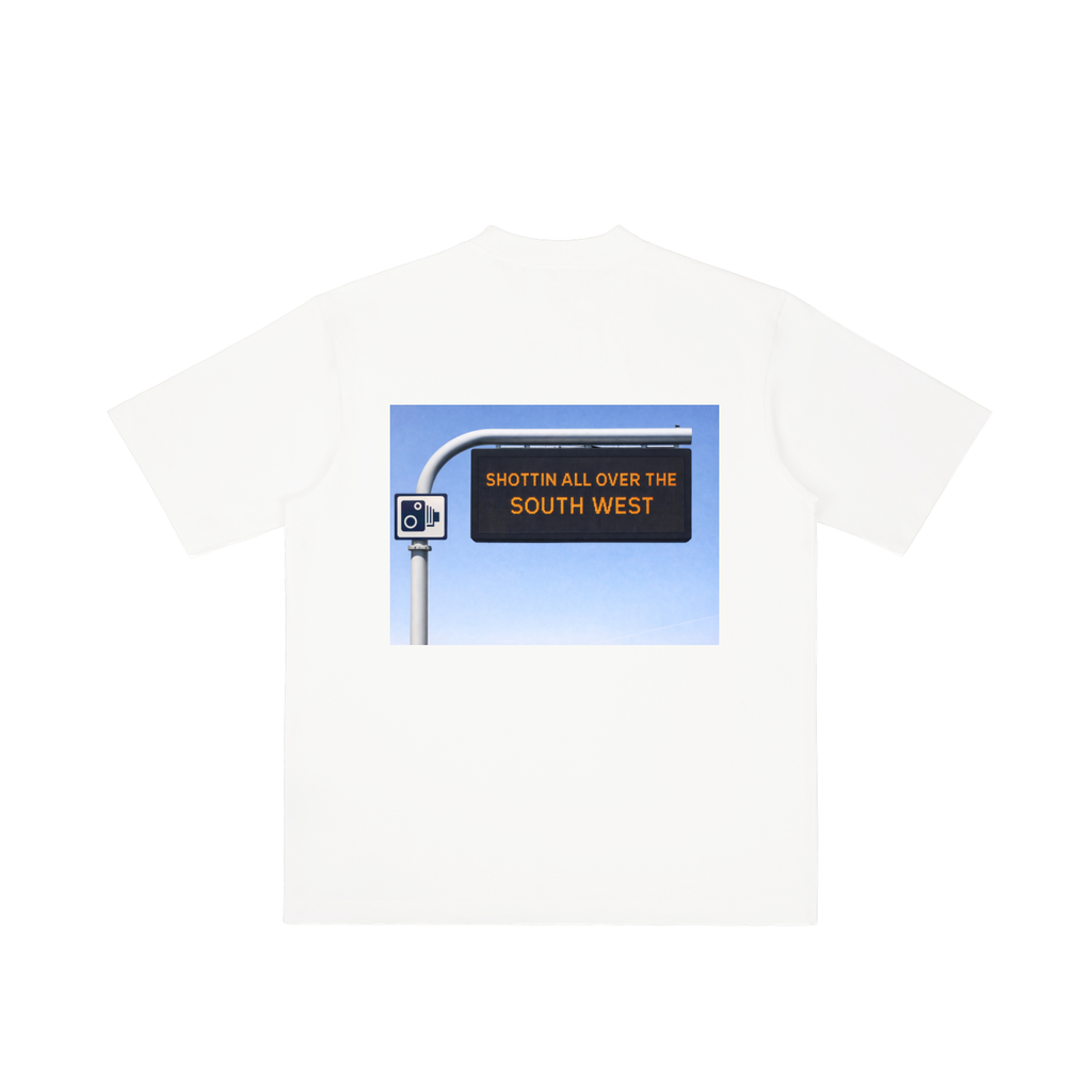 SHOTTIN Vintage Wash Drop Shoulder T-shirt