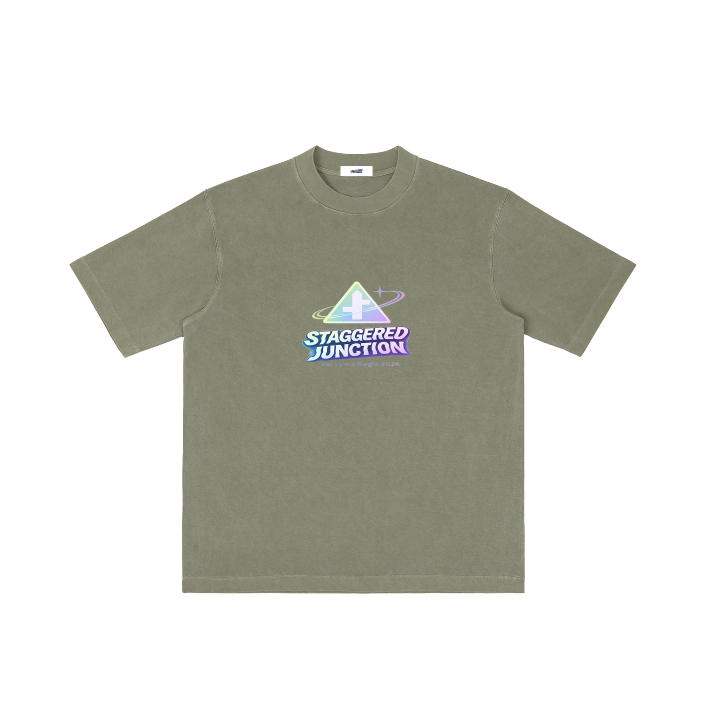 SHOTTIN Vintage Wash Drop Shoulder T-shirt