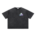 STARMER POTHOLE - Mineral Wash Boxy Cotton T-Shirt